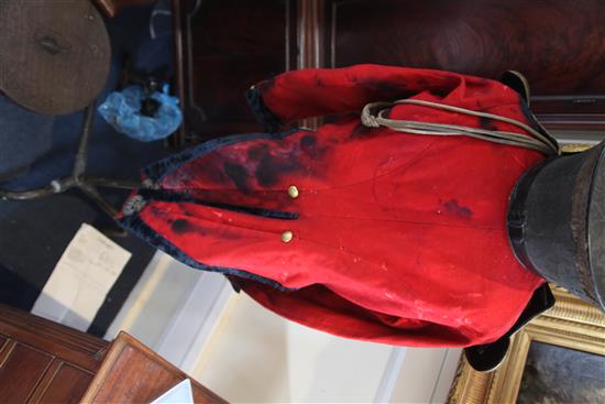 A rare Honourable Corps of Gentlemen-at-Arms officers coatee and shako, c.1840,